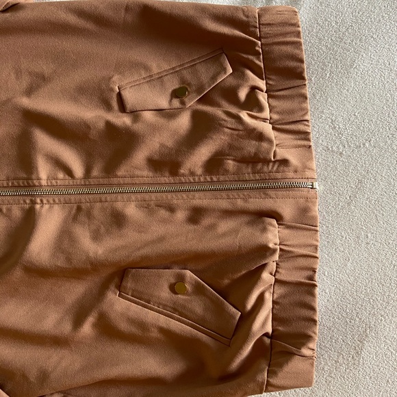 Dynamite Pink Zip up Blouse - Picture 3 of 5